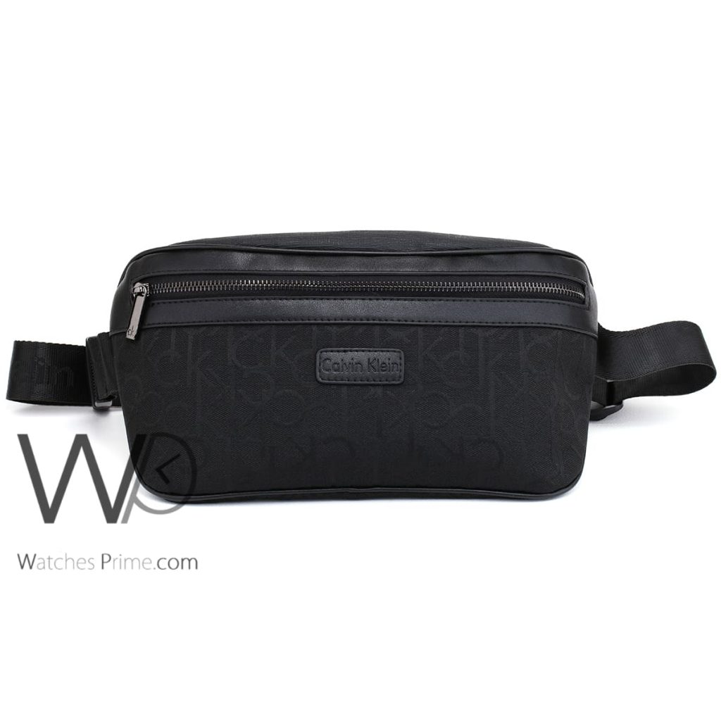 Calvin klein CK black pouch waist bag men | Watches Prime