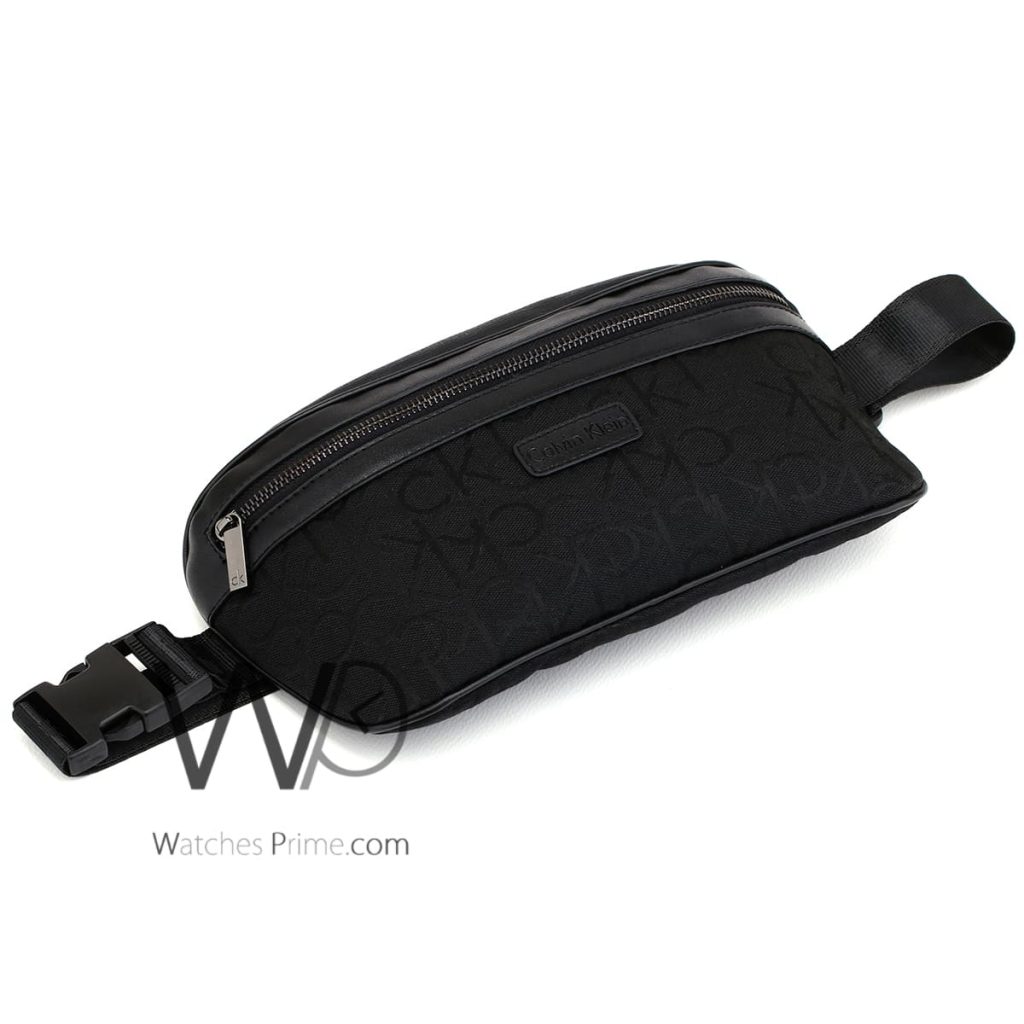 Calvin klein CK black pouch waist bag men | Watches Prime
