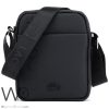 Lacoste leather black Messenger Bag | Watches Prime