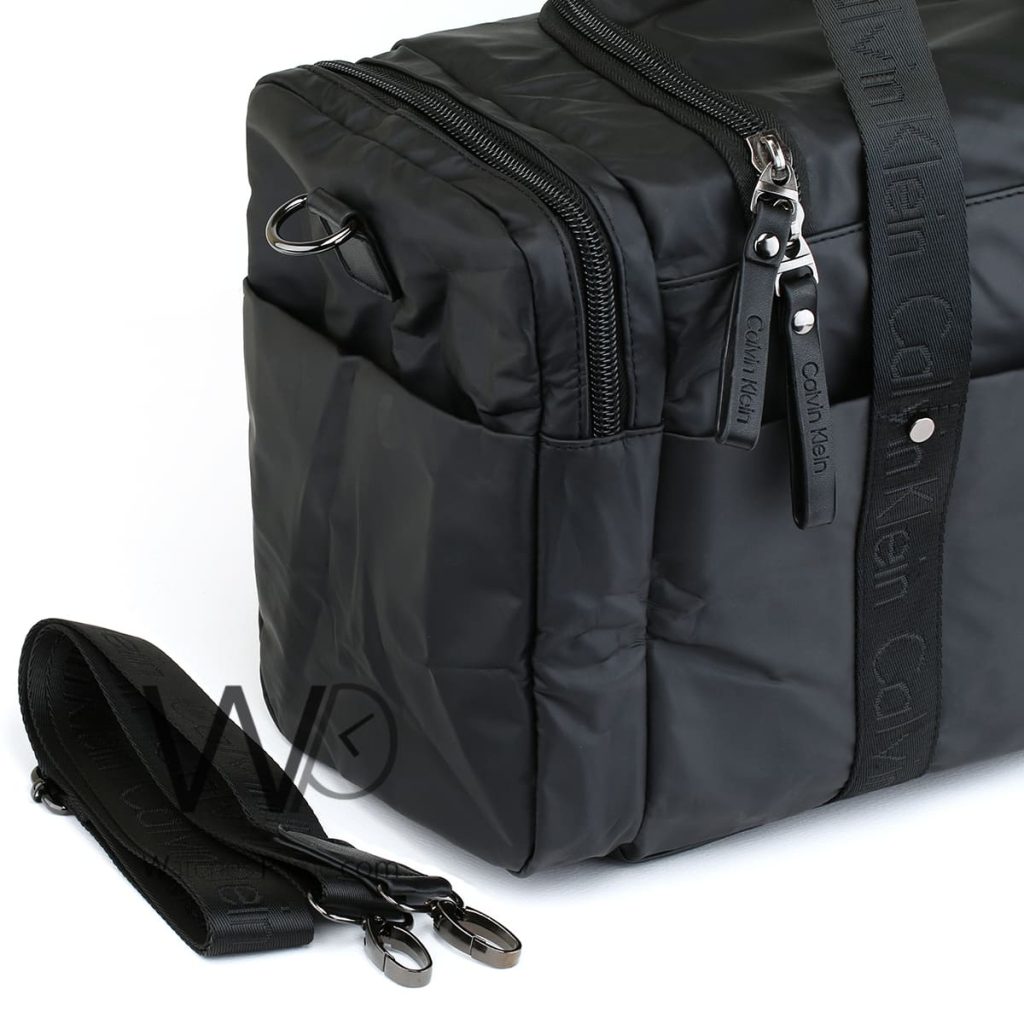 Duffle Calvin Klein CK black bag for men | Watches Prime