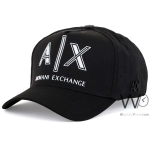 Black armani exchange ax mens cap