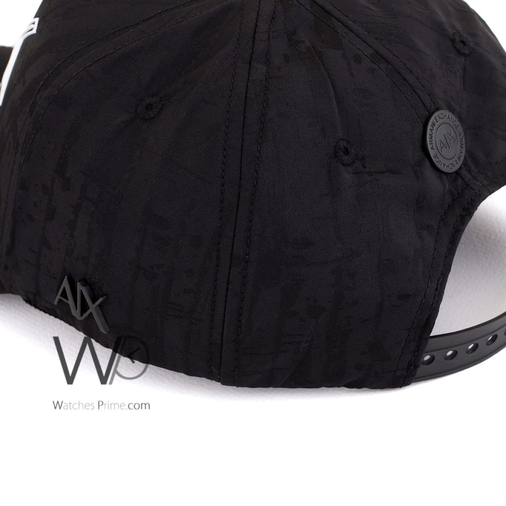 Armani Exchange AX Black Cotton Men's Cap | Watches Prime