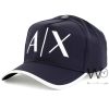 Armani Exchange AX Blue Cotton Men's Cap | Watches Prime