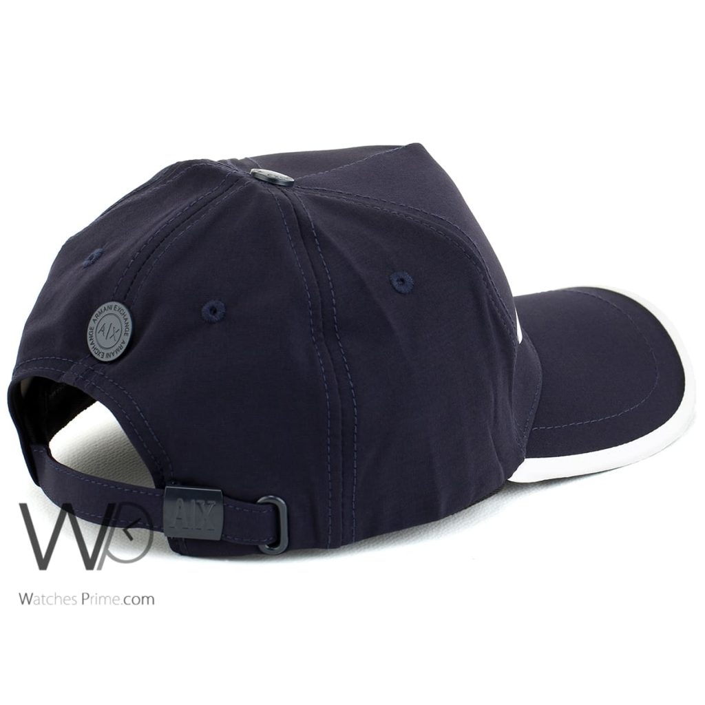 Armani Exchange AX Blue Cotton Men's Cap | Watches Prime