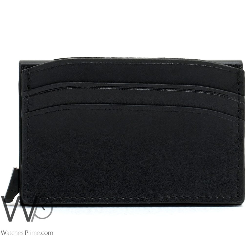 Pop Up Armani Black Men's Card Holder Wallet | Watches Prime