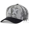 Armani Exchange AX Grey Cotton Men's Cap | Watches Prime