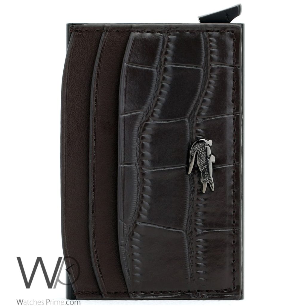 Pop Up Lacoste Men's Card Holder Wallet | Watches Prime