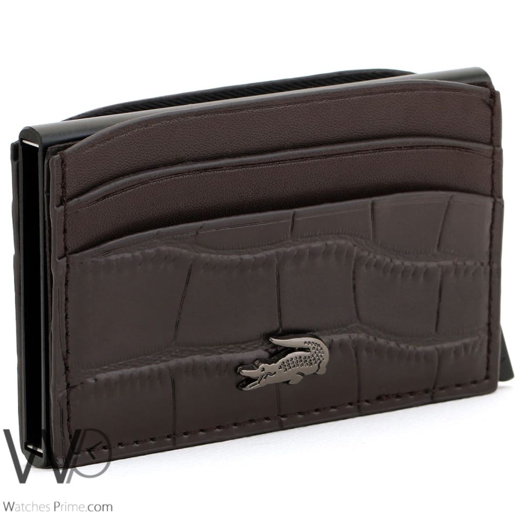 Pop Up Lacoste Men's Card Holder Wallet | Watches Prime