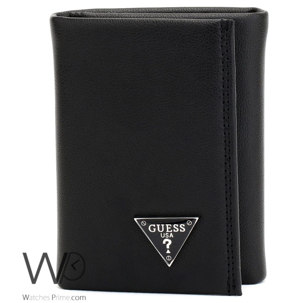 Original Guess USA Men's Black Wallet | Watches Prime