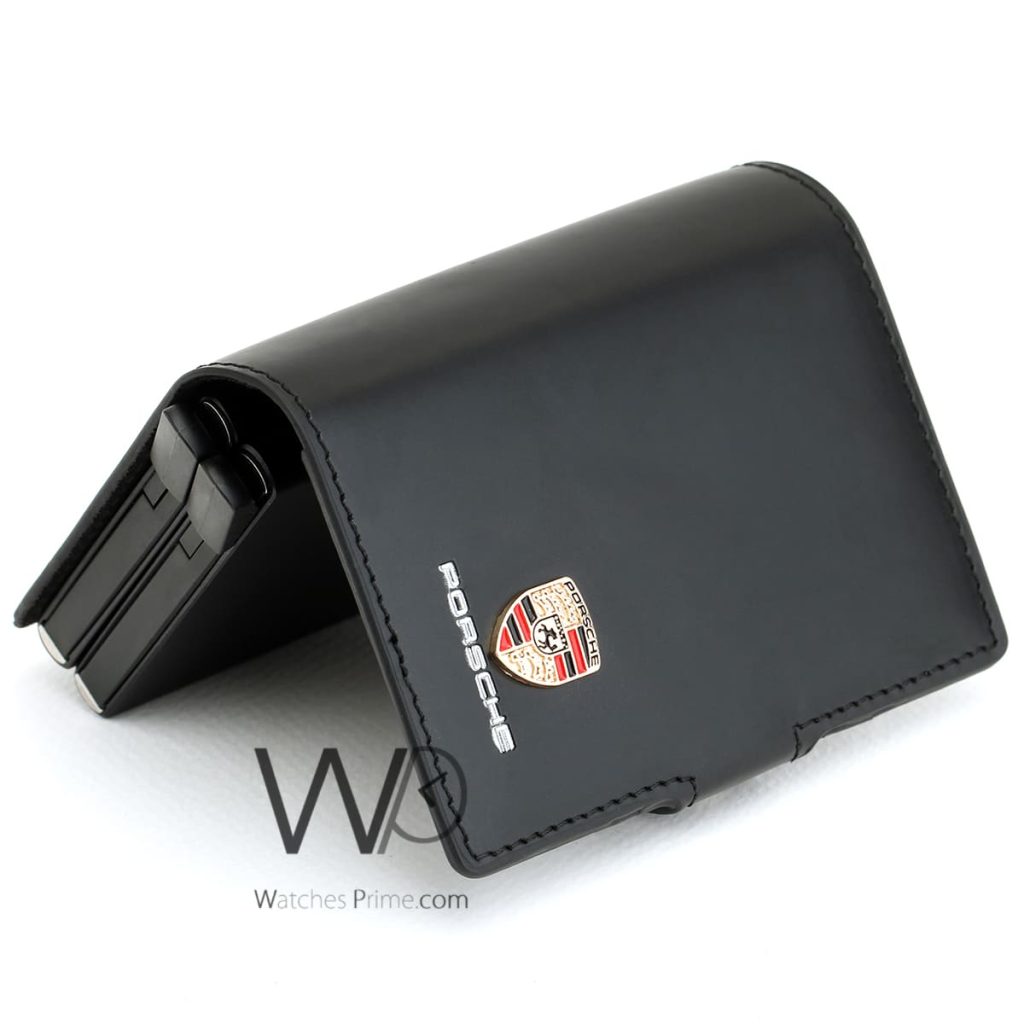 Pop Up Porsche Black Men's Card Wallet | Watches Prime