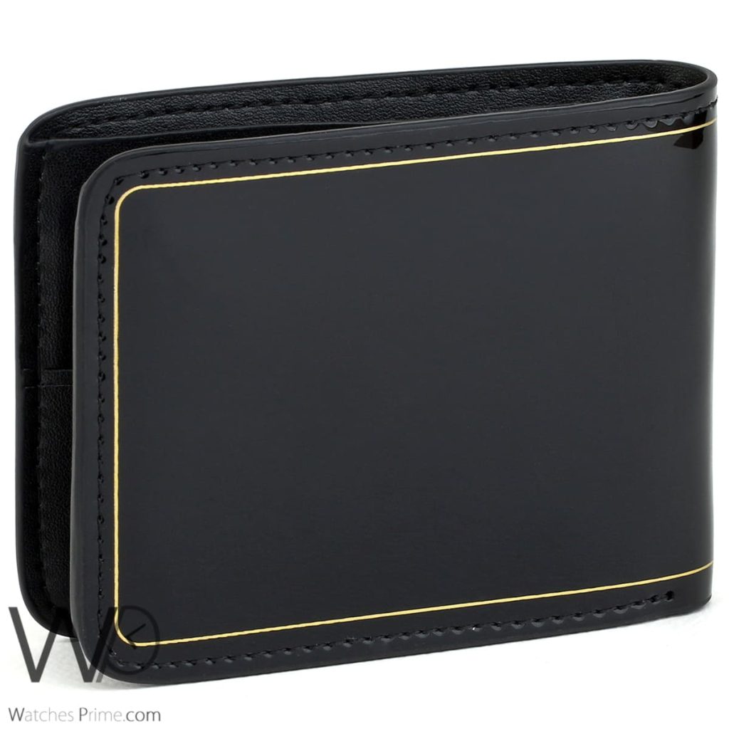 Porsche Men's Black Leather Wallet | Watches Prime