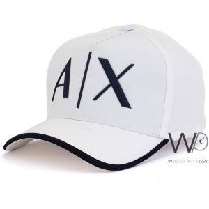 White armani exchange ax mens cap