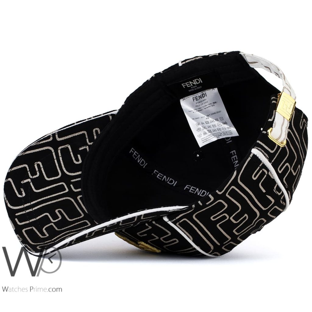 Fendi Roma Italy Black baseball Hat for men | Watches Prime