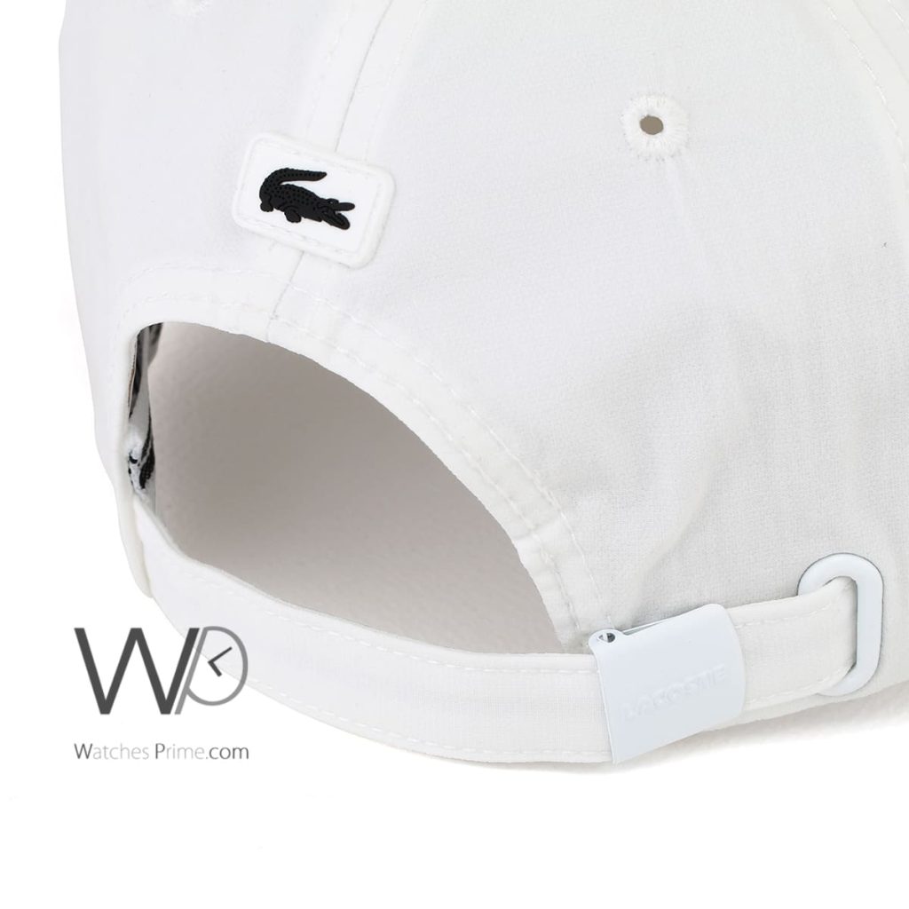 Lacoste White Trucker Cap for men | Watches Prime