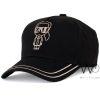 Karl Lagerfeld Black Cotton Men's Cap | Watches Prime