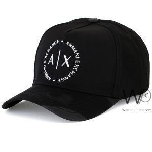 Black armani exchange ax mens baseball cap