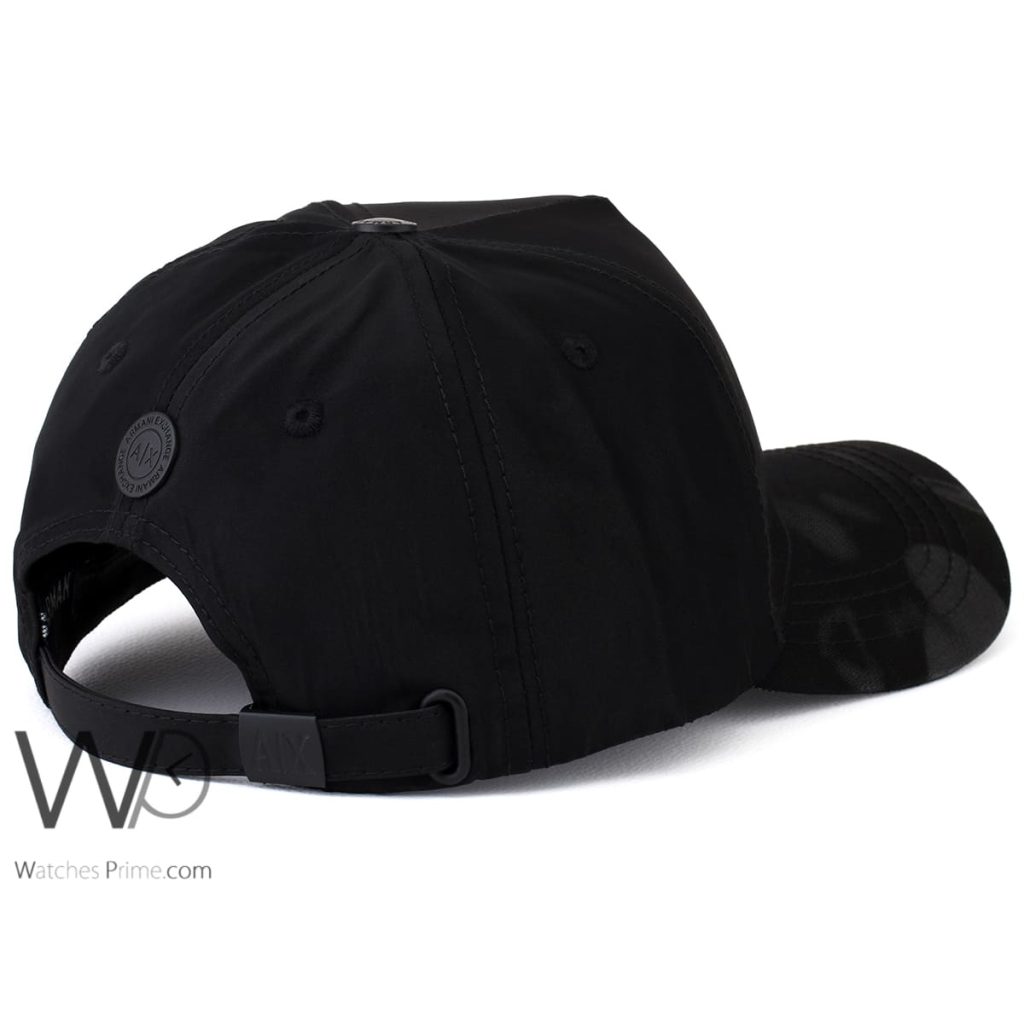 Armani Exchange AX Baseball Cap Black | Watches Prime