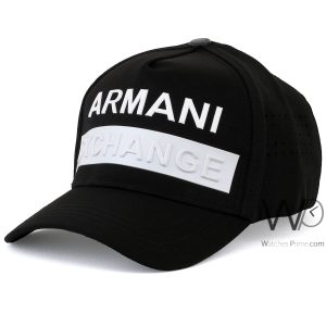 Black armani exchange ax mens baseball cotton cap