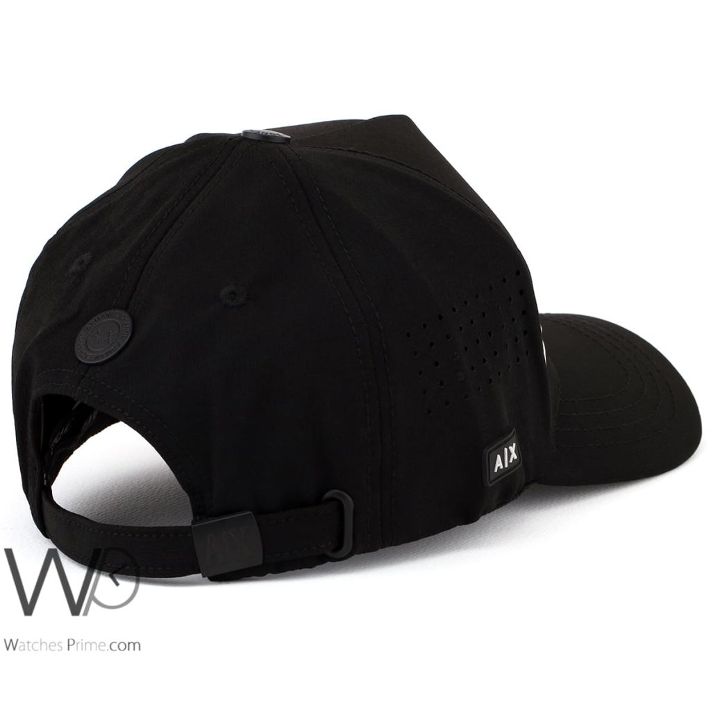 Armani Exchange AX Black Cotton Men's Cap | Watches Prime
