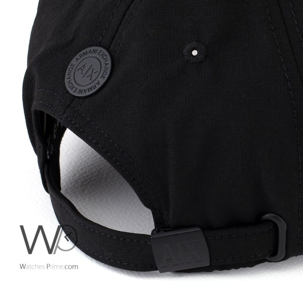 Armani Exchange AX Black Cotton Men's Cap | Watches Prime
