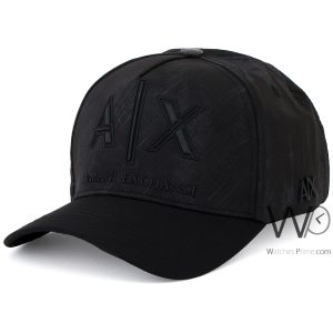 Black ax armani exchange mens baseball cotton cap