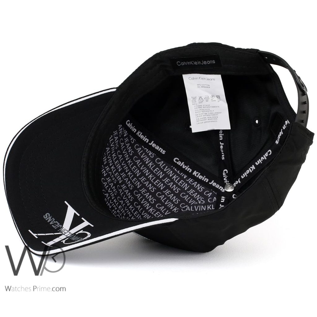 Calvin Klein CK Black Cotton Men's Cap | Watches Prime