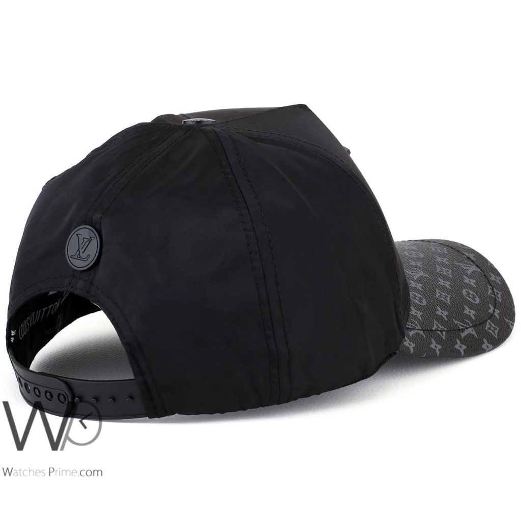 Louis Vuitton LV Black Cotton Men's Cap | Watches Prime