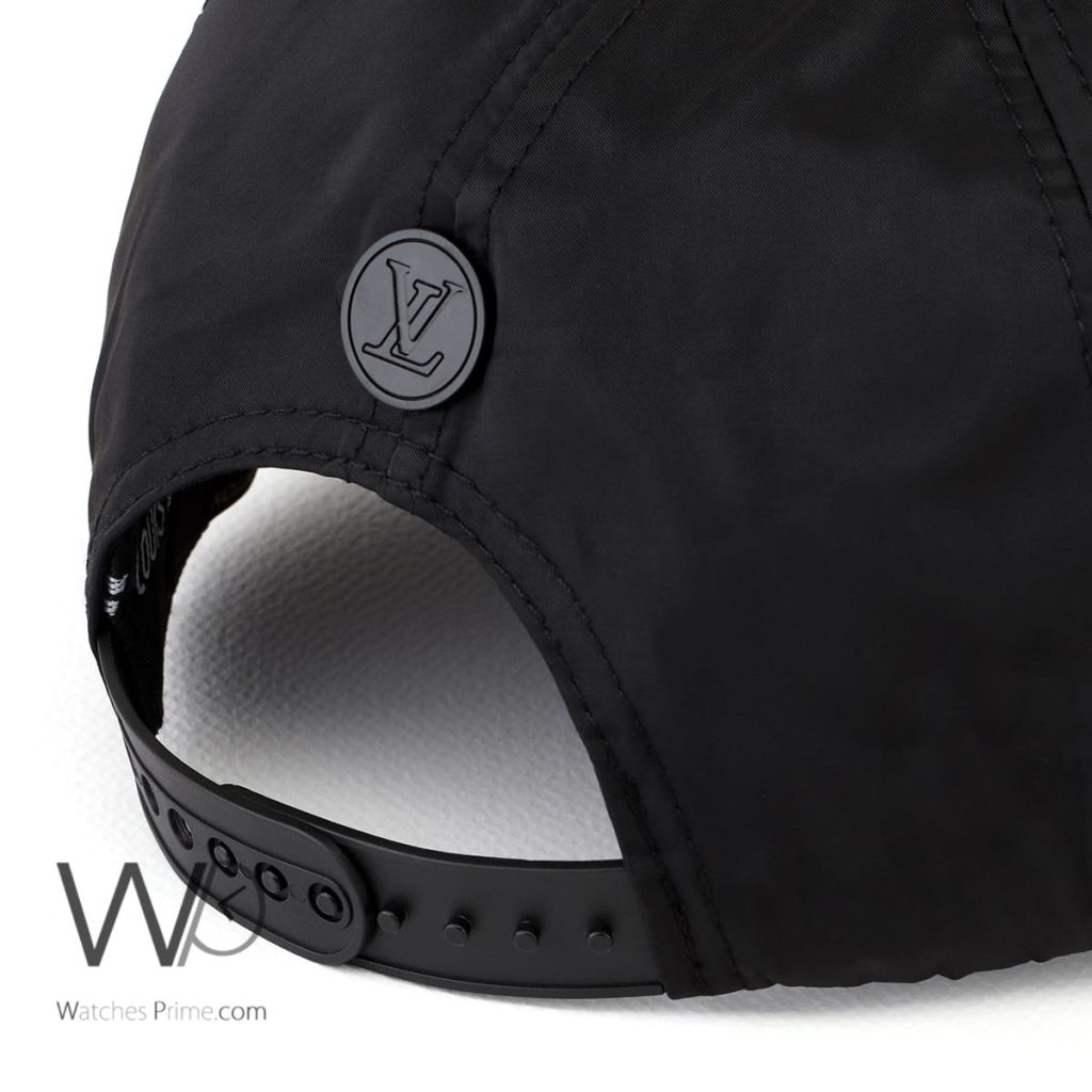 Louis Vuitton LV Black Cotton Men's Cap | Watches Prime