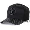 Louis Vuitton LV Black Cotton Men's Cap | Watches Prime