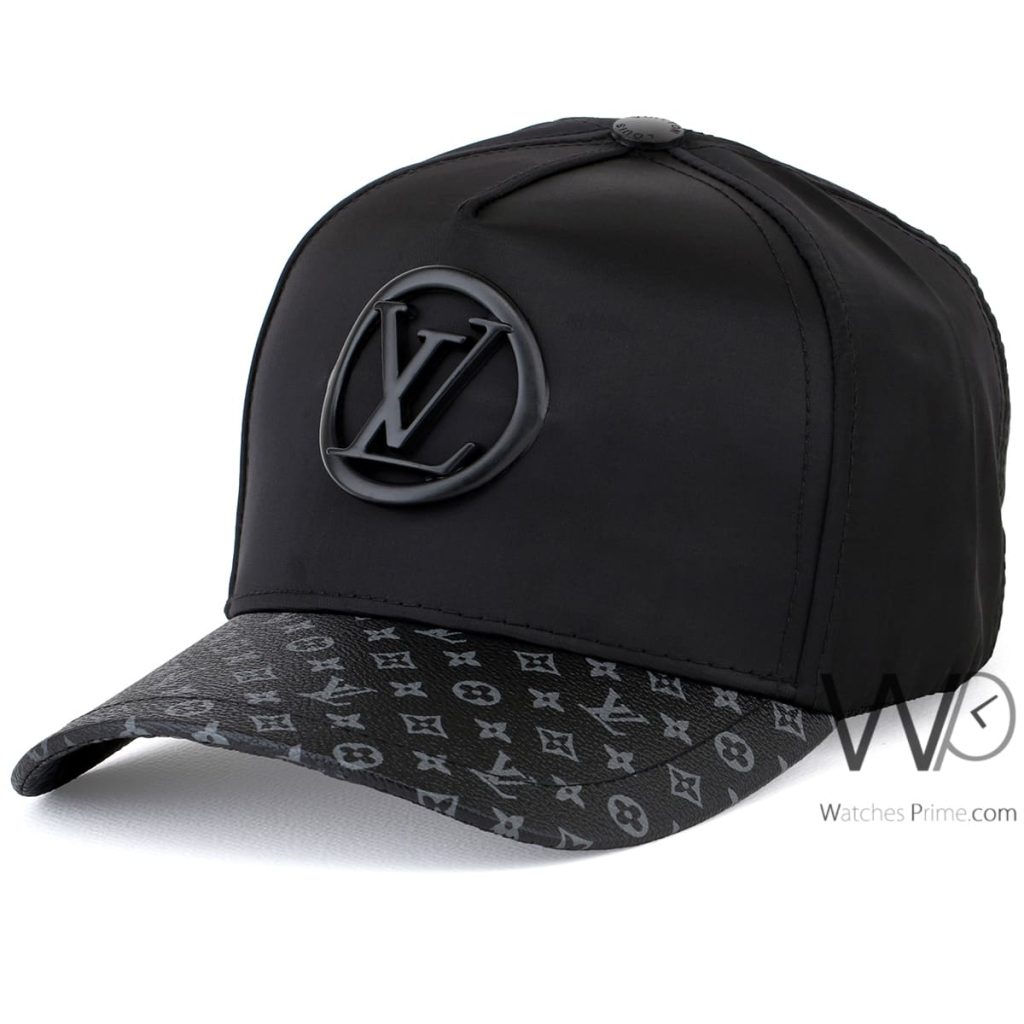 Louis Vuitton LV Black Cotton Men's Cap | Watches Prime