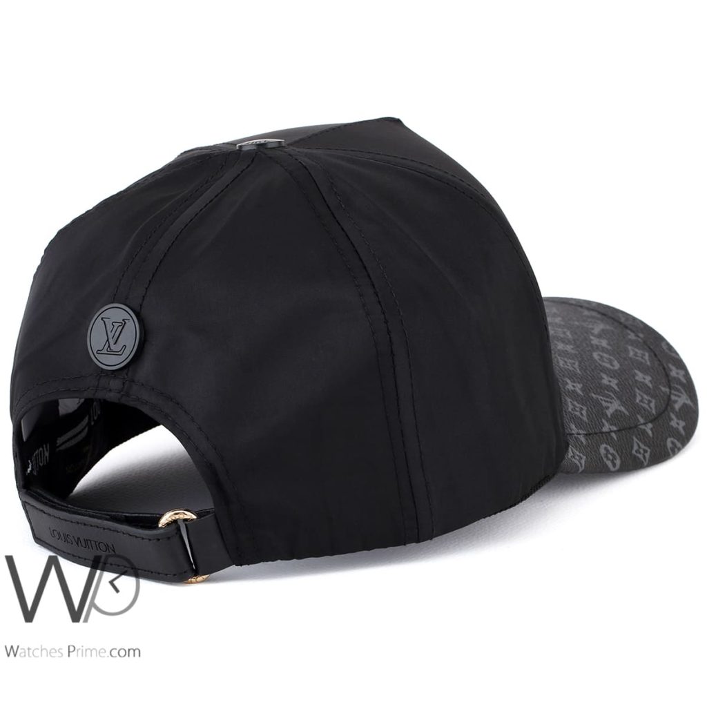 Louis Vuitton LV Black Cotton Men's Cap | Watches Prime