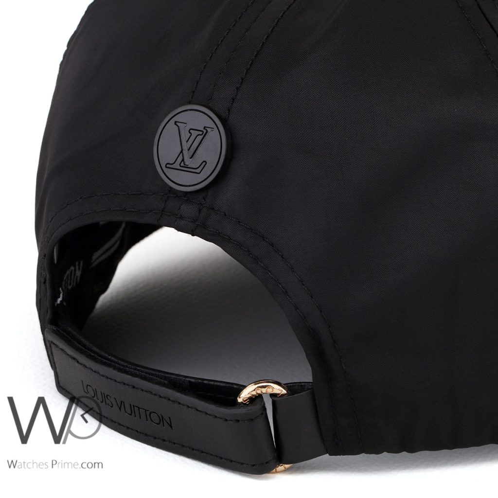 Louis Vuitton LV Black Cotton Men's Cap | Watches Prime