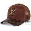 Louis Vuitton LV Brown Cotton Men's Cap | Watches Prime