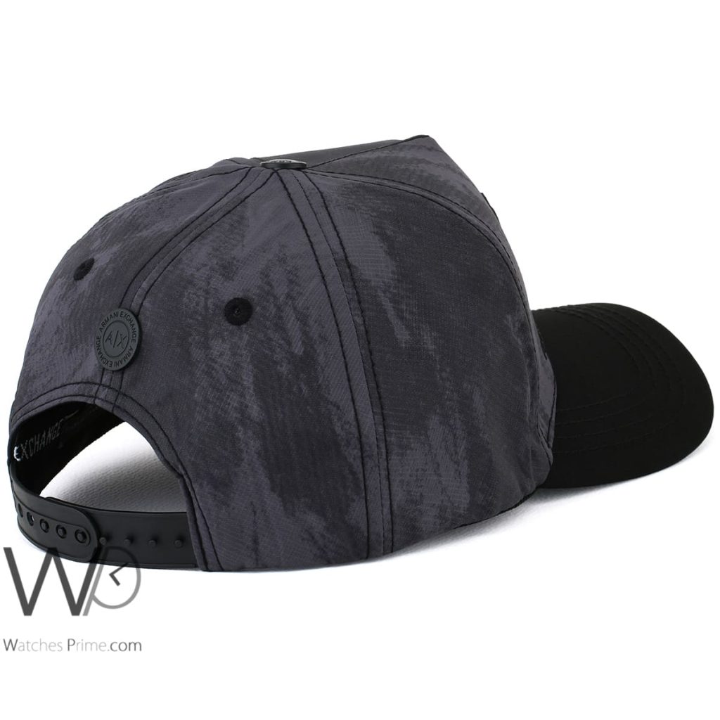 Armani Exchange AX Grey Cotton Men's Cap | Watches Prime