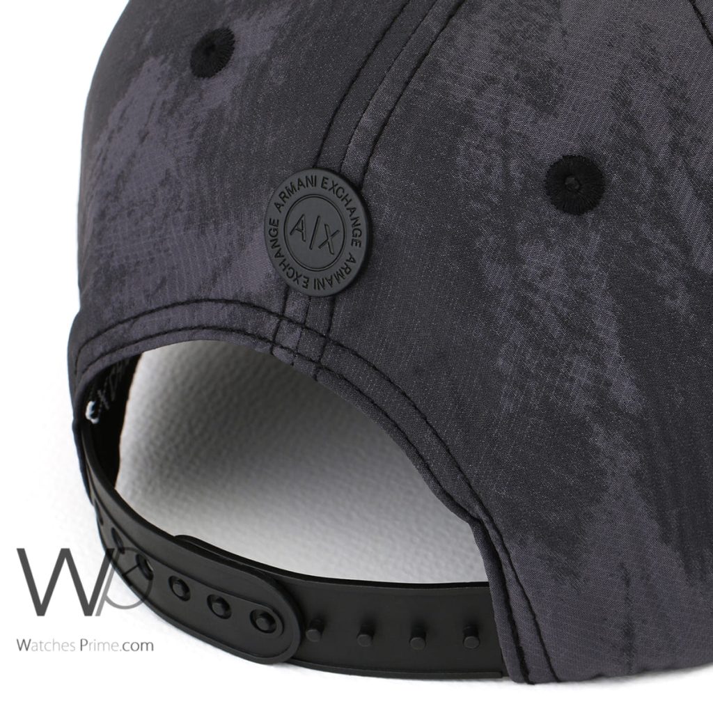 Armani Exchange AX Grey Cotton Men's Cap | Watches Prime