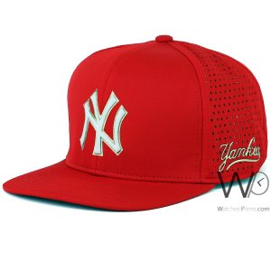 Ny snapback baseball hat new york yankees red cotton cap men