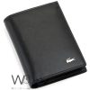 Black Lacoste Leather Long Men's Wallet | Watches Prime
