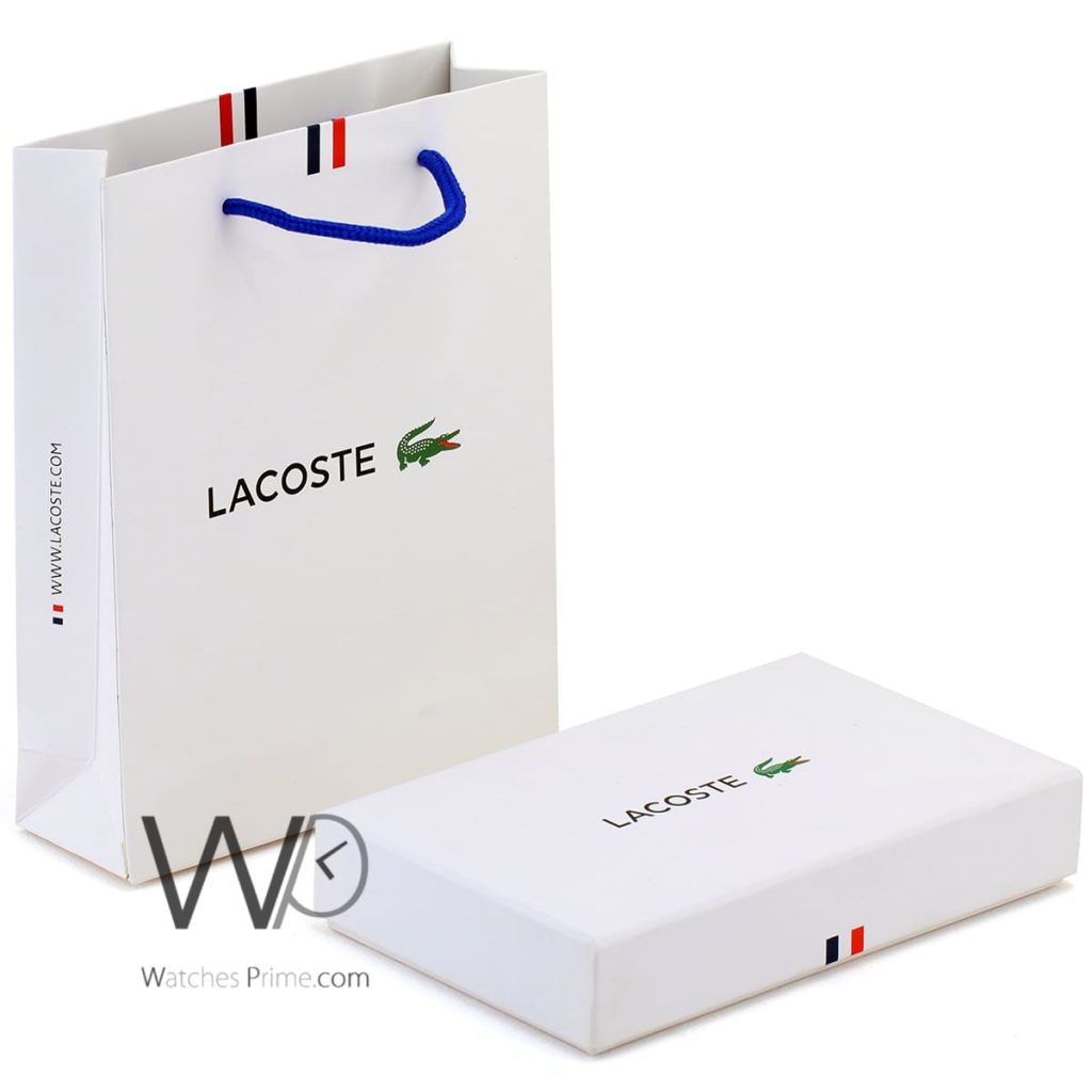 Black Lacoste Leather Long Men's Wallet | Watches Prime
