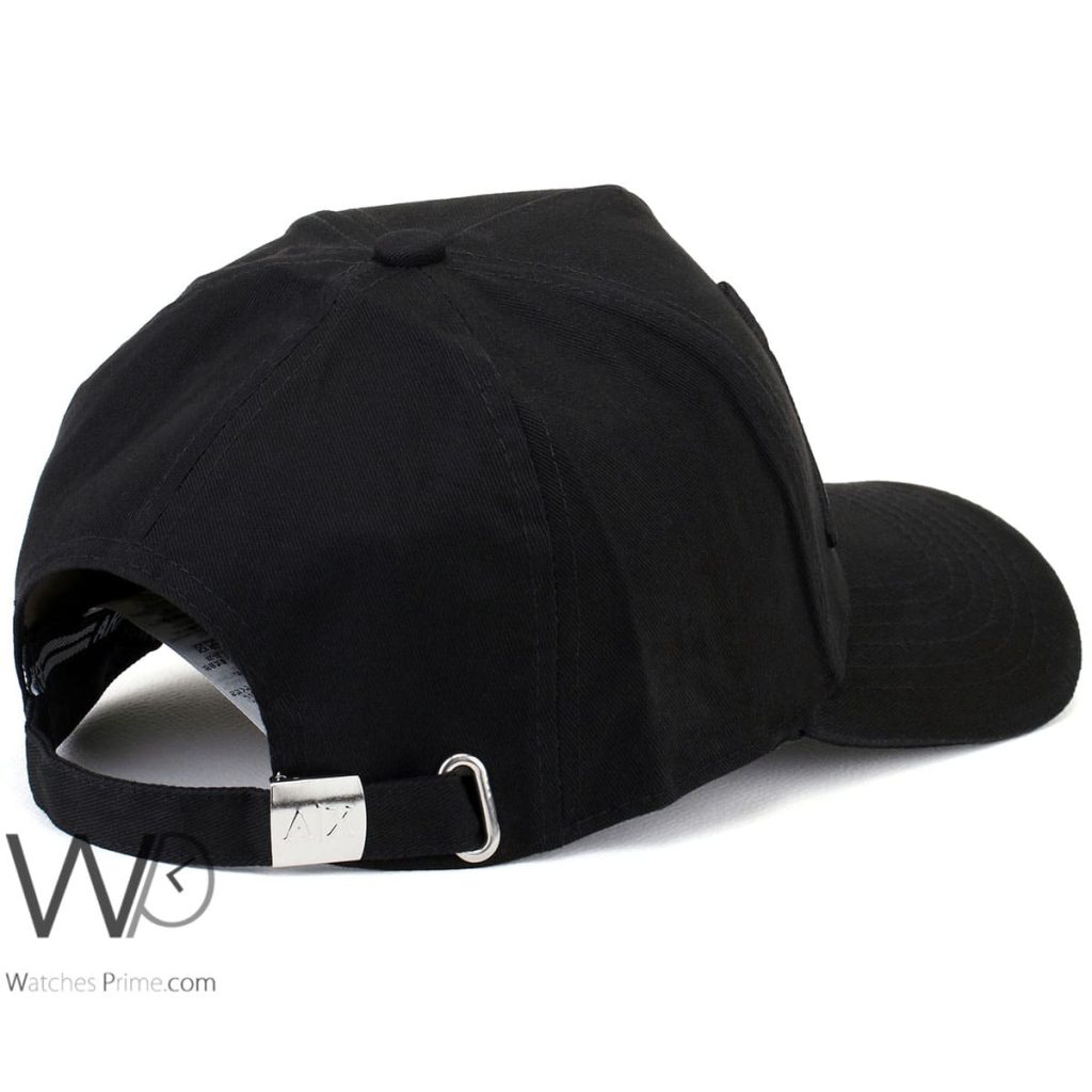 Armani Exchange AX Black baseball Cap | Watches Prime