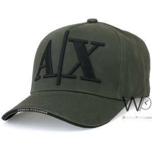 Armani exchange ax baseball cap oily cotton hat