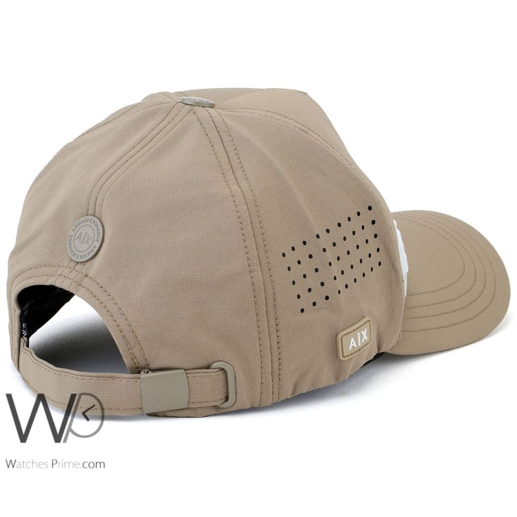 Armani Exchange AX Oily Brown baseball Cap | Watches Prime