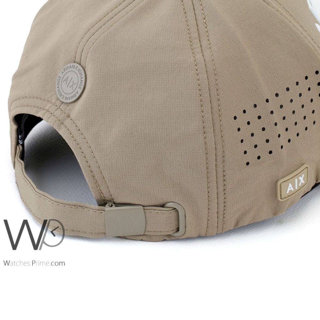 Armani Exchange AX Oily Brown baseball Cap | Watches Prime