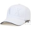 Armani Exchange AX White baseball Cap | Watches Prime