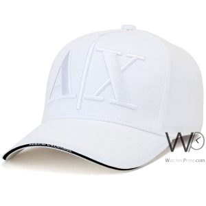 Armani exchange ax baseball hat white cotton cap