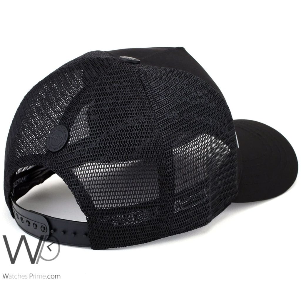 Armani Exchange AX Black Trucker Cap | Watches Prime