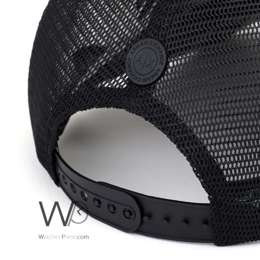 Armani Exchange AX Black Trucker Cap | Watches Prime
