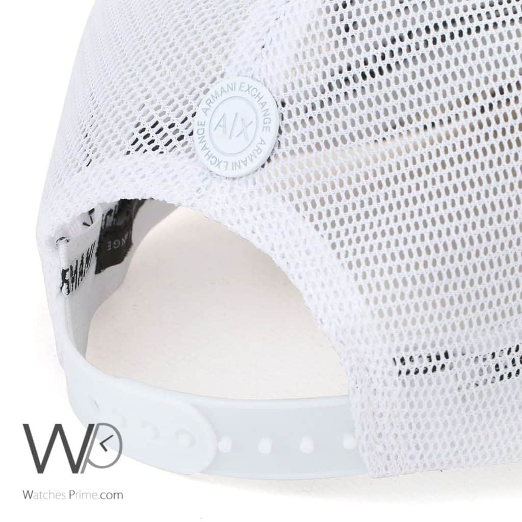 Armani Exchange AX White Trucker Cap | Watches Prime