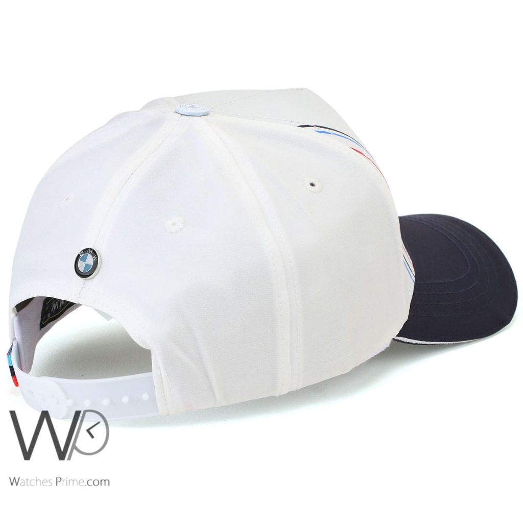 BMW Motor Sport White Blue Baseball Cotton Cap | Watches Prime