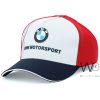 BMW Motor Sport White Red Blue Baseball Cap | Watches Prime