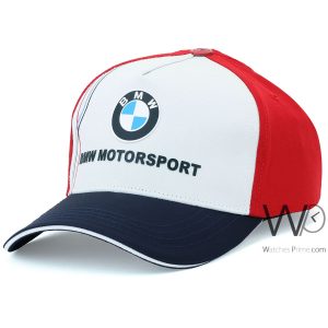Baseball cap bmw motor sport white red blue cotton hat